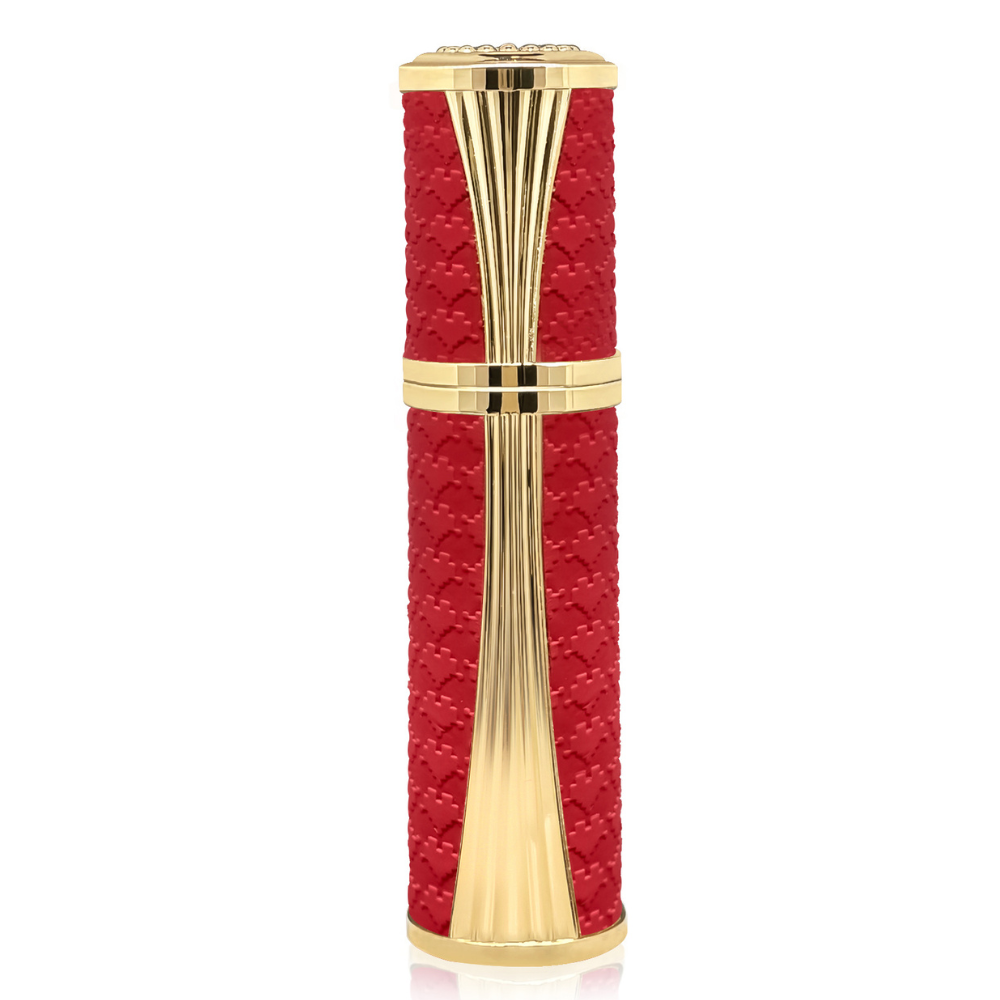 GOOD XMY G Series 5ml Perfume Atomizer – Luxury Leather Refillable Travel Atomizer (Gold Edge) - Image 2