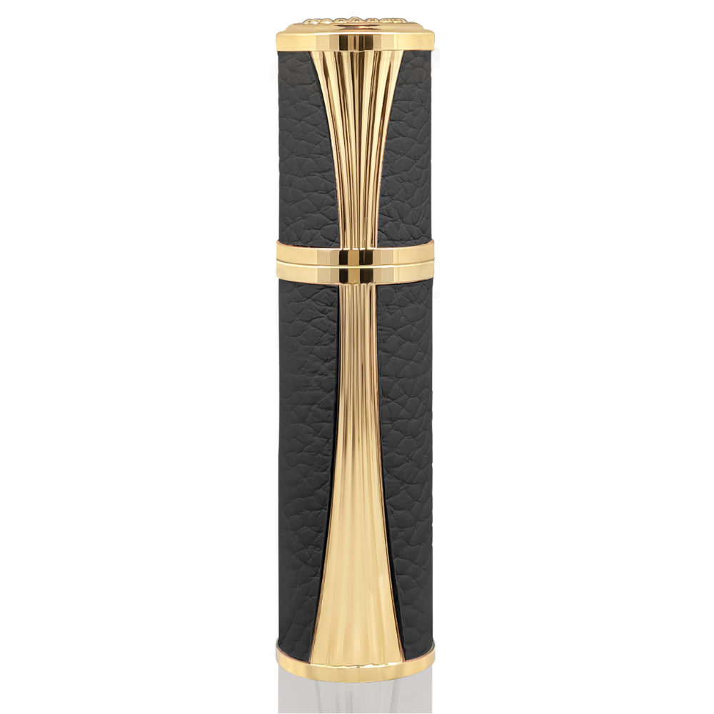 GOOD XMY G Series 5ml Perfume Atomizer – Luxury Leather Refillable Travel Atomizer (Gold Edge)